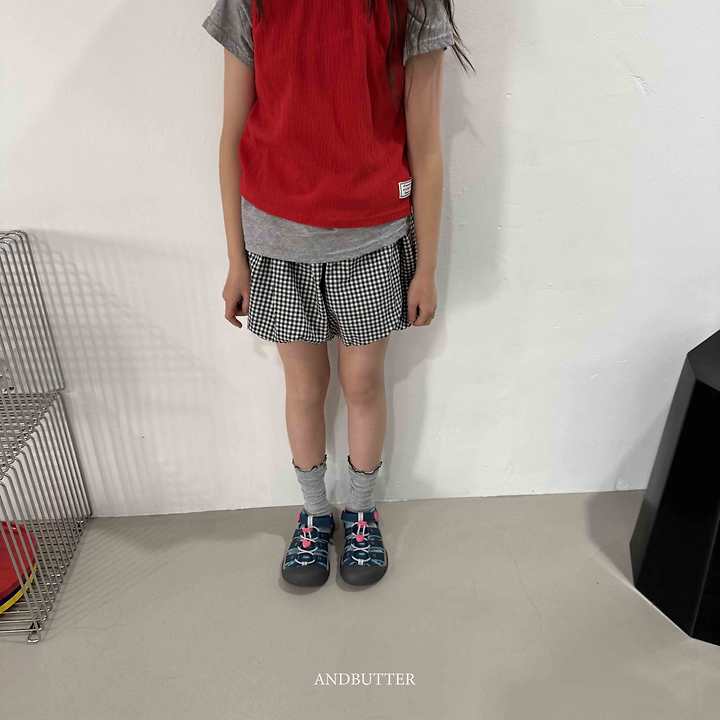Andbutter - Korean Children Fashion - #childofig - Check Balloon Pants - 11