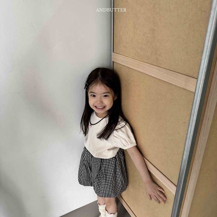 Andbutter - Korean Children Fashion - #childofig - Check Balloon Pants - 12