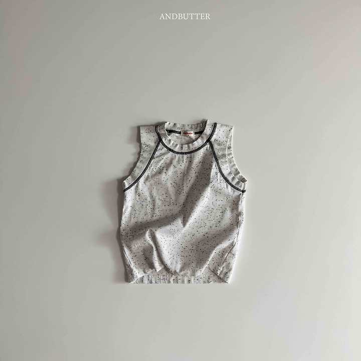 Andbutter - Korean Children Fashion - #childofig - Rib Line Sleeveless - 7