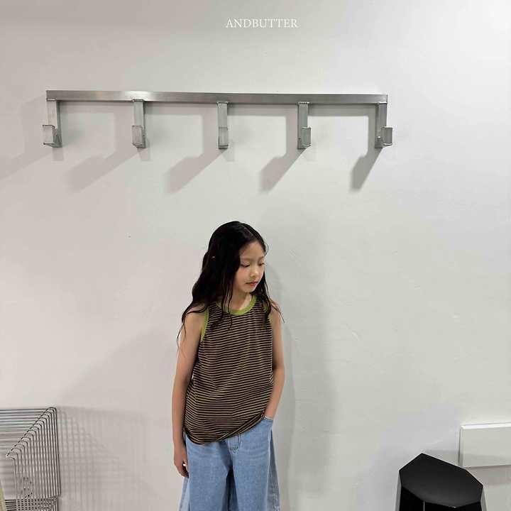Andbutter - Korean Children Fashion - #childofig - Cross Sleeveless - 12