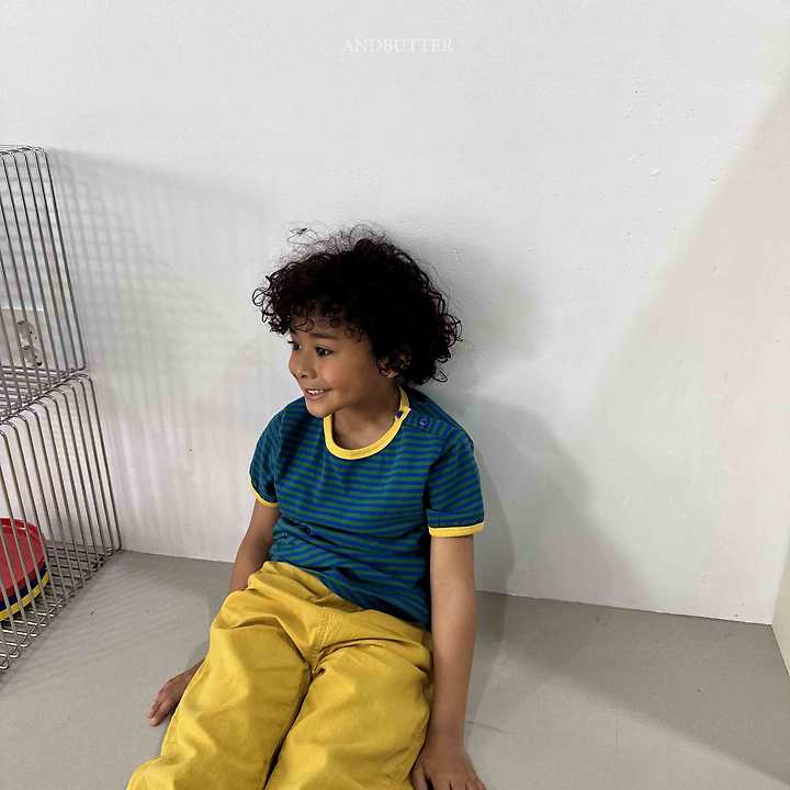 Andbutter - Korean Children Fashion - #childrensboutique - Daily Button Tee - 9