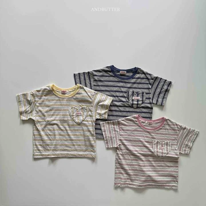 Andbutter - Korean Children Fashion - #childofig - Cookie Heart Tee - 4