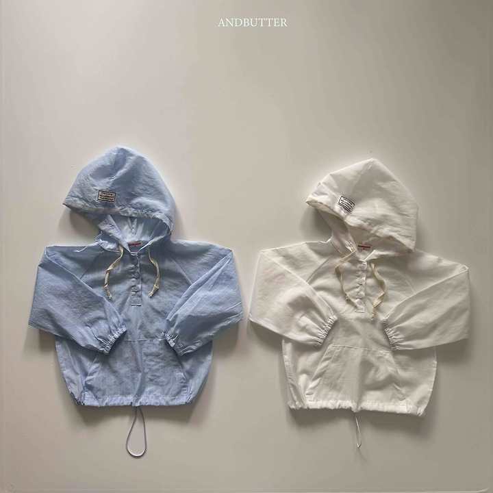 Andbutter - Korean Children Fashion - #childrensboutique - Seersucker Hood - 4