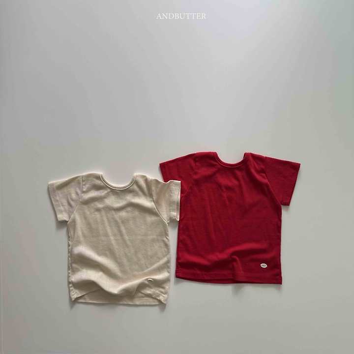 Andbutter - Korean Children Fashion - #designkidswear - Back Point Tee - 6