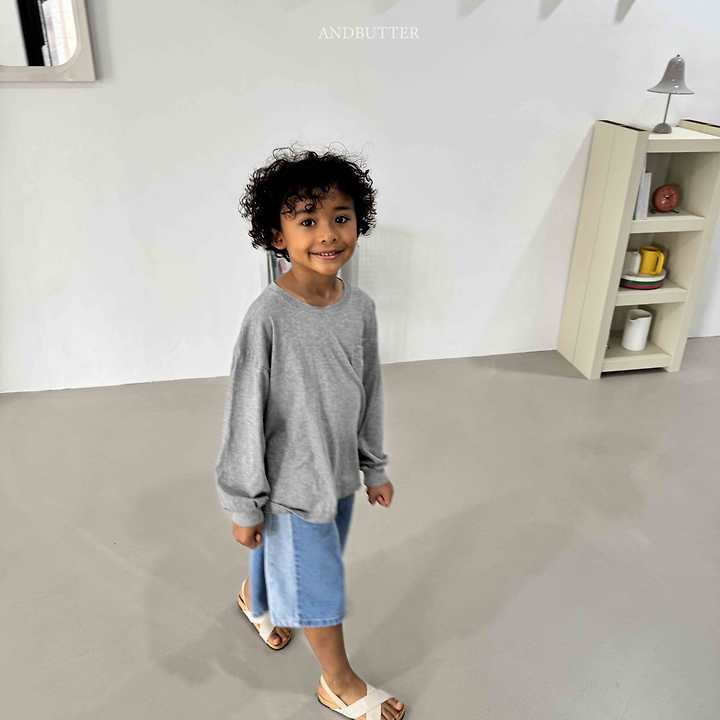Andbutter - Korean Children Fashion - #designkidswear - Heart Pocket Tee - 12