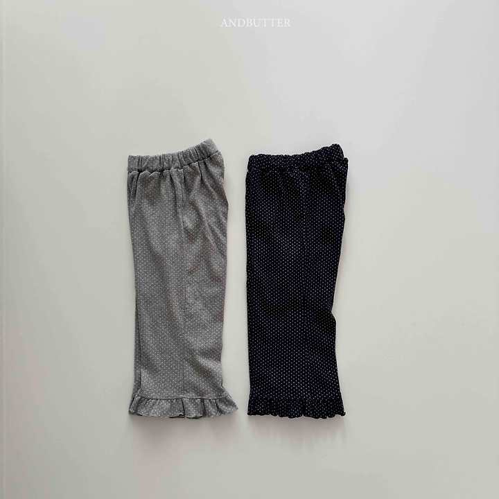 Andbutter - Korean Children Fashion - #designkidswear - Dot Frill Pants - 6