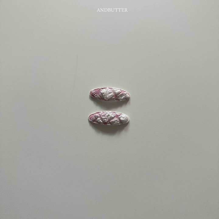 Andbutter - Korean Children Fashion - #discoveringself - Check Hairpin - 7