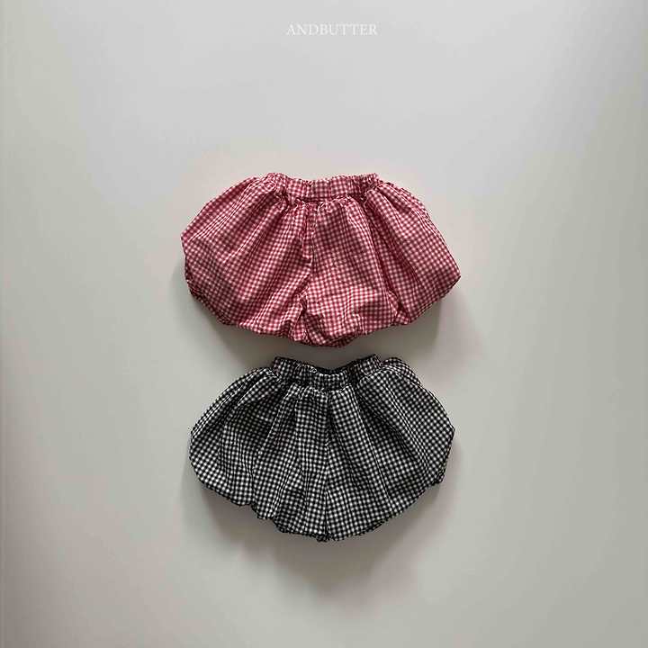 Andbutter - Korean Children Fashion - #discoveringself - Check Balloon Pants
