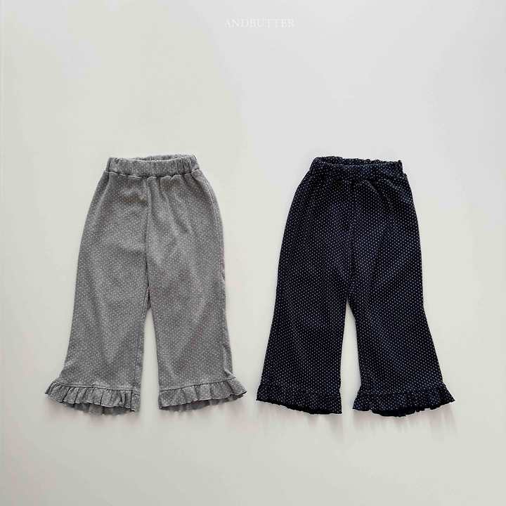 Andbutter - Korean Children Fashion - #discoveringself - Dot Frill Pants - 7