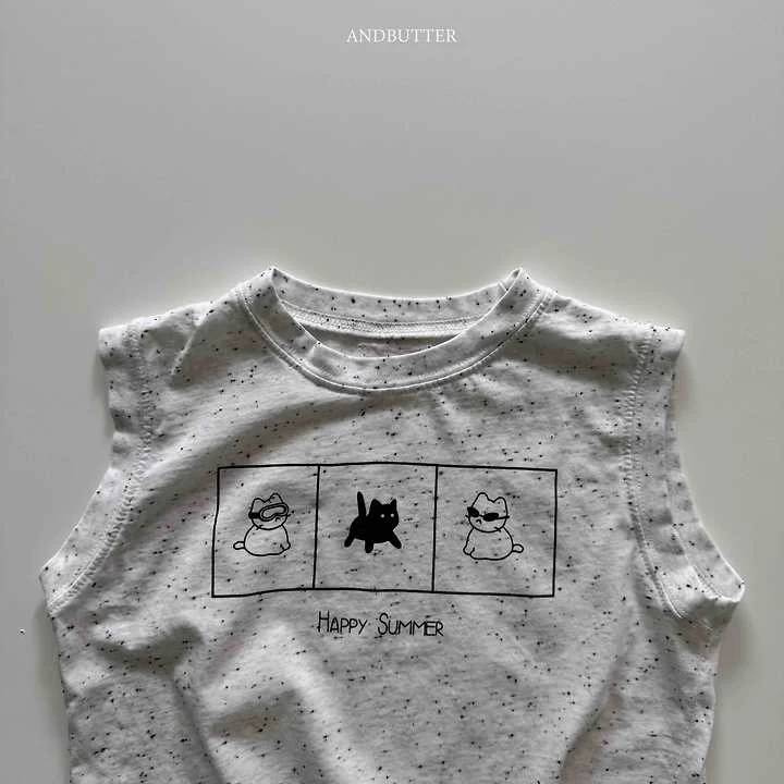 Andbutter - Korean Children Fashion - #discoveringself - Summer Happy Sleeveless - 7