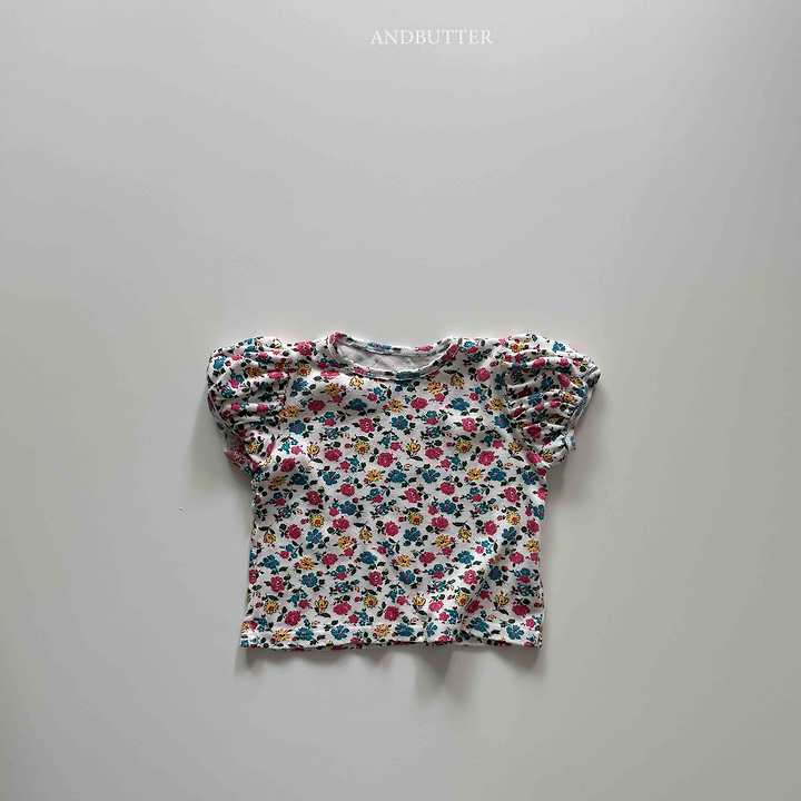 Andbutter - Korean Children Fashion - #fashionkids - Eyelet Puff Tee - 7