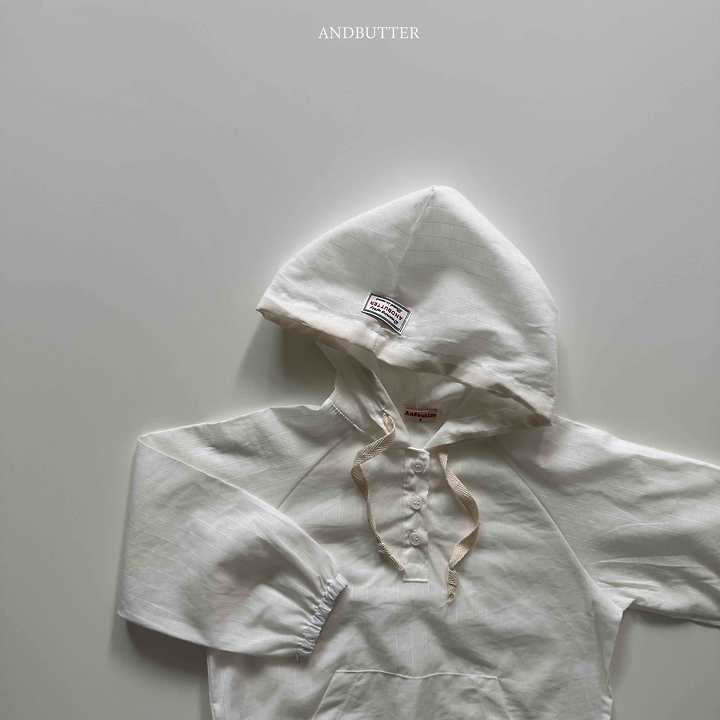 Andbutter - Korean Children Fashion - #fashionkids - Seersucker Hood - 6