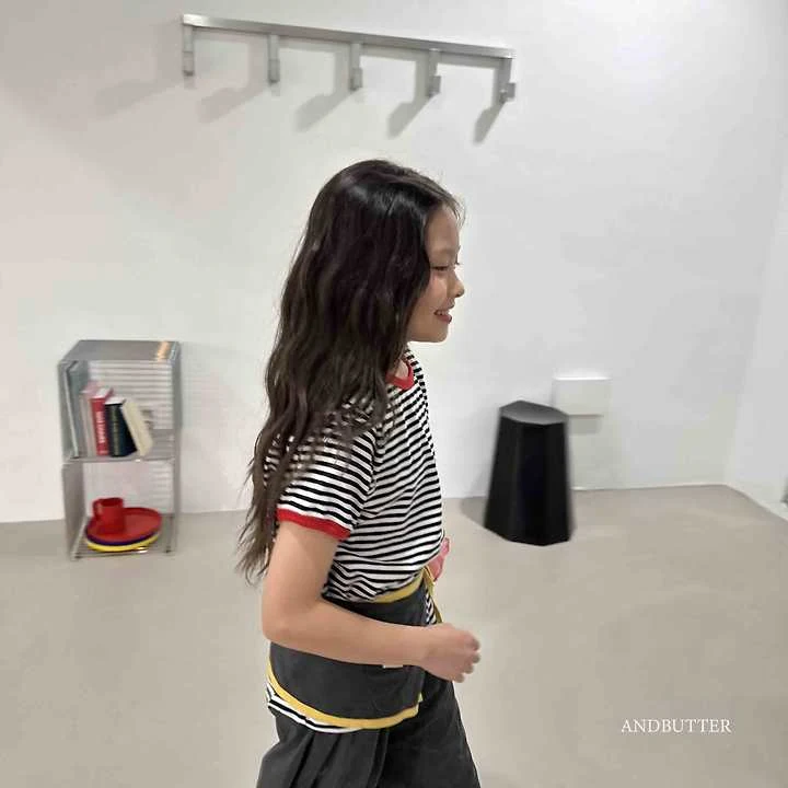 Andbutter - Korean Children Fashion - #fashionkids - Daily Button Tee - 12