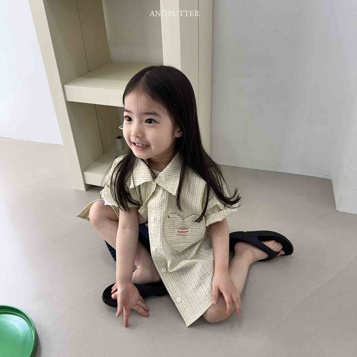 Andbutter - Korean Children Fashion - #fashionkids - Bebe Heart Shirt - 10