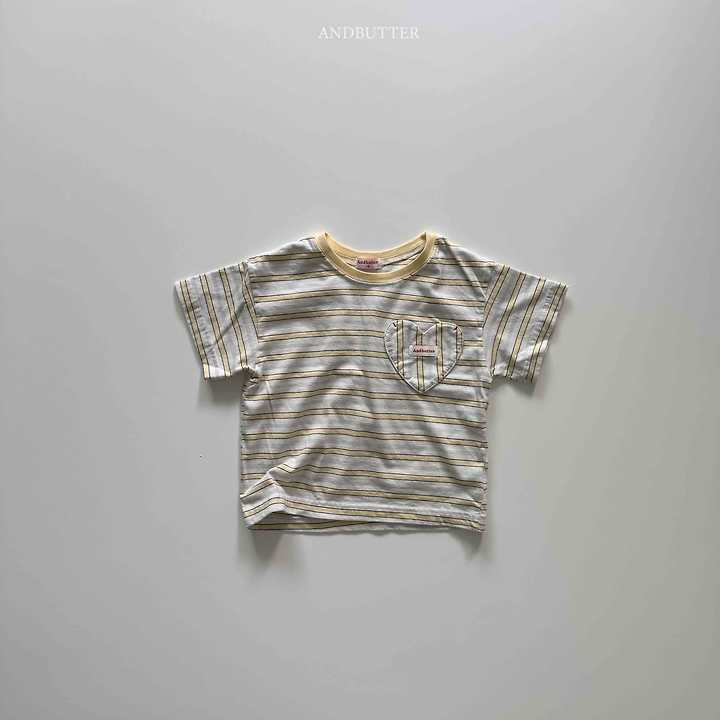 Andbutter - Korean Children Fashion - #fashionkids - Cookie Heart Tee - 7