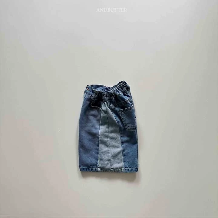 Andbutter - Korean Children Fashion - #fashionkids - Cat Bermuda Denim Pants - 6