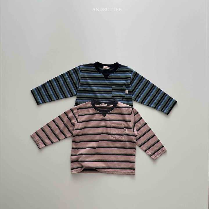 Andbutter - Korean Children Fashion - #fashionkids - Retro Pocket Tee