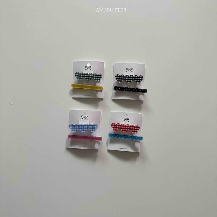 Andbutter - Korean Children Fashion - #kidsshorts - Check Acrylic Pin - 5
