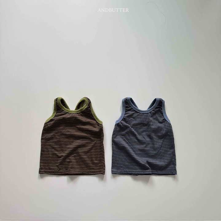 Andbutter - Korean Children Fashion - #kidsshorts - Cross Sleeveless