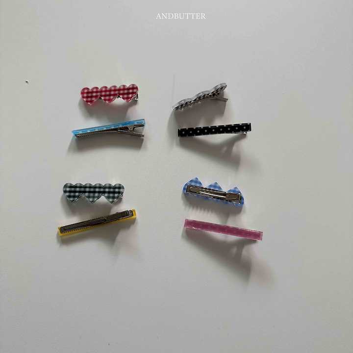 Andbutter - Korean Children Fashion - #kidsstore - Check Acrylic Pin - 6
