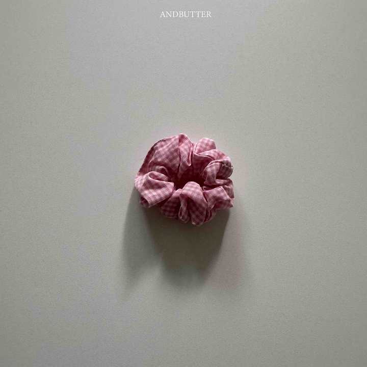 Andbutter - Korean Children Fashion - #kidsstore - Check Mini Scrunchie - 5