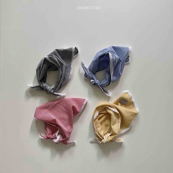 Andbutter - Korean Children Fashion - #kidsstore - Heidi Check Kerchief