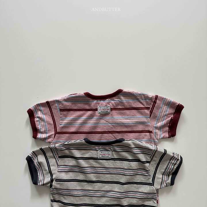 Andbutter - Korean Children Fashion - #kidzfashiontrend - Play Color Tee - 5