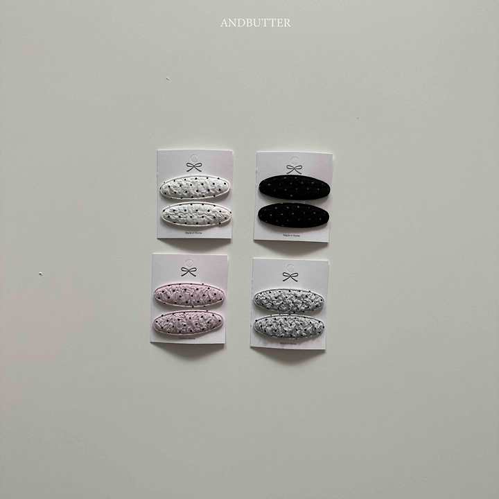 Andbutter - Korean Children Fashion - #kidzfashiontrend - Dot Hairpin - 10