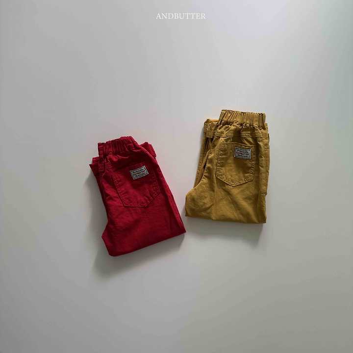 Andbutter - Korean Children Fashion - #Kfashion4kids - Linen Daily Pants - 4