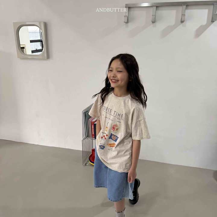 Andbutter - Korean Children Fashion - #littlefashionista - Cat Bermuda Denim Pants - 11