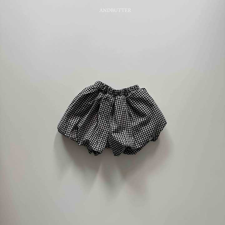 Andbutter - Korean Children Fashion - #littlefashionista - Check Balloon Pants - 7