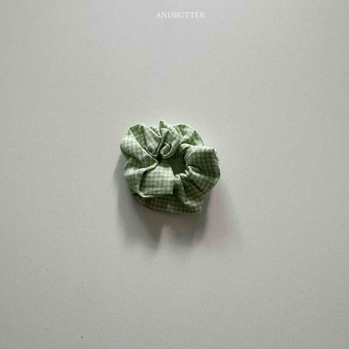 Andbutter - Korean Children Fashion - #littlefashionista - Check Mini Scrunchie - 8