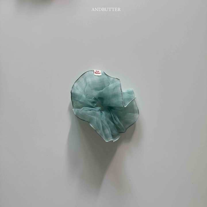 Andbutter - Korean Children Fashion - #magicofchildhood - Sheer Check Scrunchie - 6
