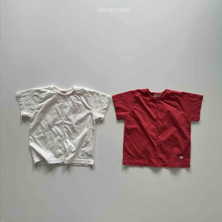 Andbutter - Korean Children Fashion - #magicofchildhood - Color Line Tee