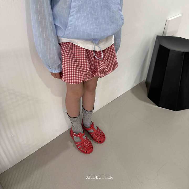 Andbutter - Korean Children Fashion - #magicofchildhood - Check Balloon Pants - 8