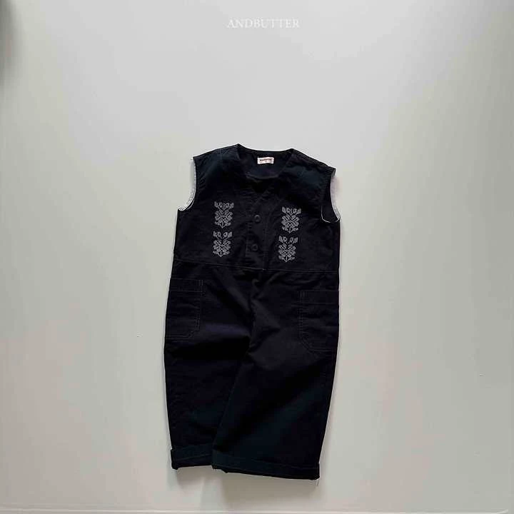 Andbutter - Korean Children Fashion - #magicofchildhood - Embroidery Jumpsuit - 7