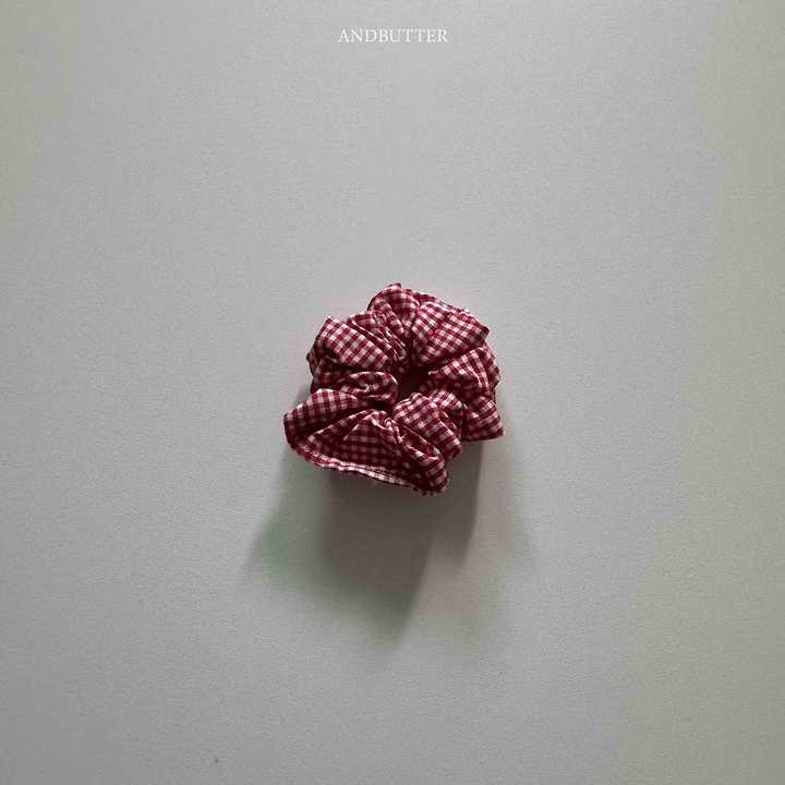 Andbutter - Korean Children Fashion - #magicofchildhood - Check Mini Scrunchie - 9