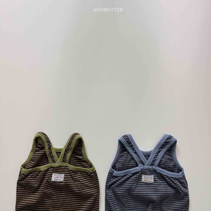 Andbutter - Korean Children Fashion - #magicofchildhood - Cross Sleeveless - 6