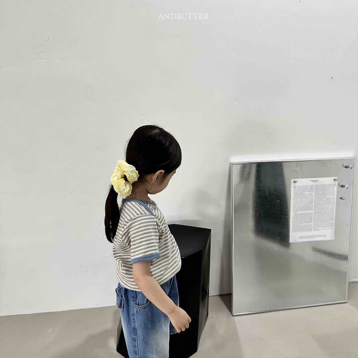 Andbutter - Korean Children Fashion - #minifashionista - Check Scrunchie - 5
