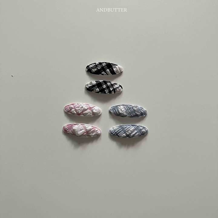 Andbutter - Korean Children Fashion - #minifashionista - Check Hairpin