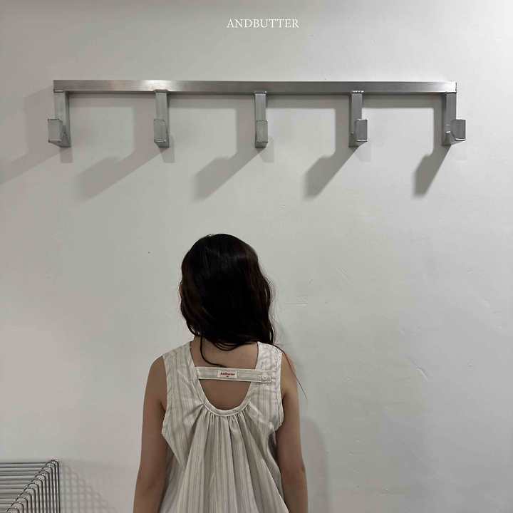 Andbutter - Korean Children Fashion - #minifashionista - Natural Button Sleeveless - 10
