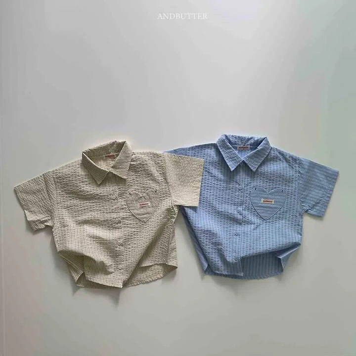 Andbutter - Korean Children Fashion - #minifashionista - Bebe Heart Shirt