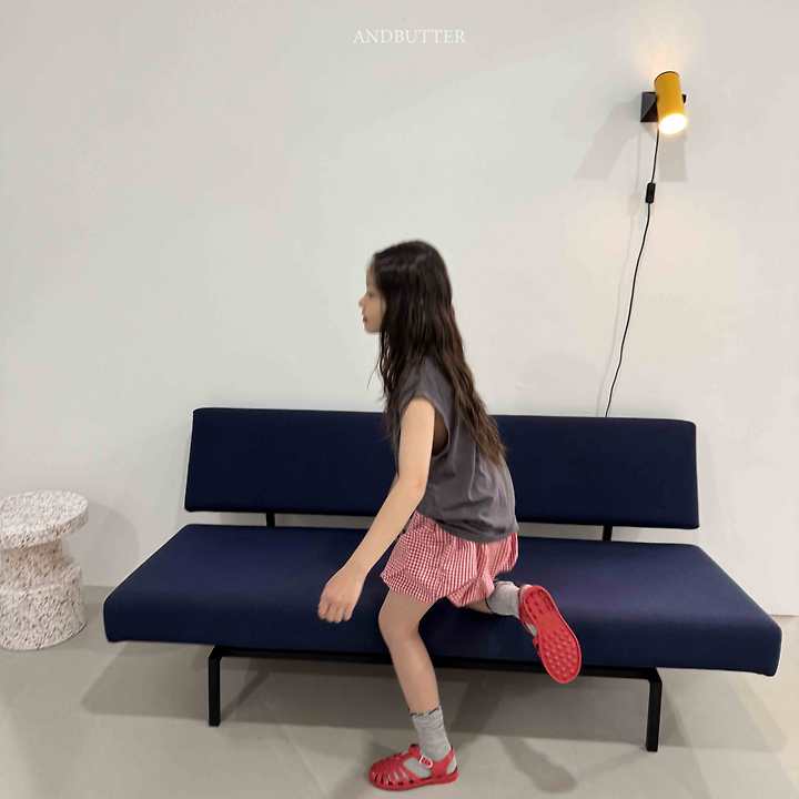 Andbutter - Korean Children Fashion - #minifashionista - Check Balloon Pants - 9