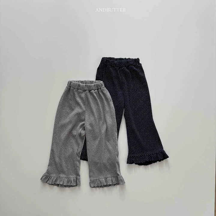 Andbutter - Korean Children Fashion - #minifashionista - Dot Frill Pants