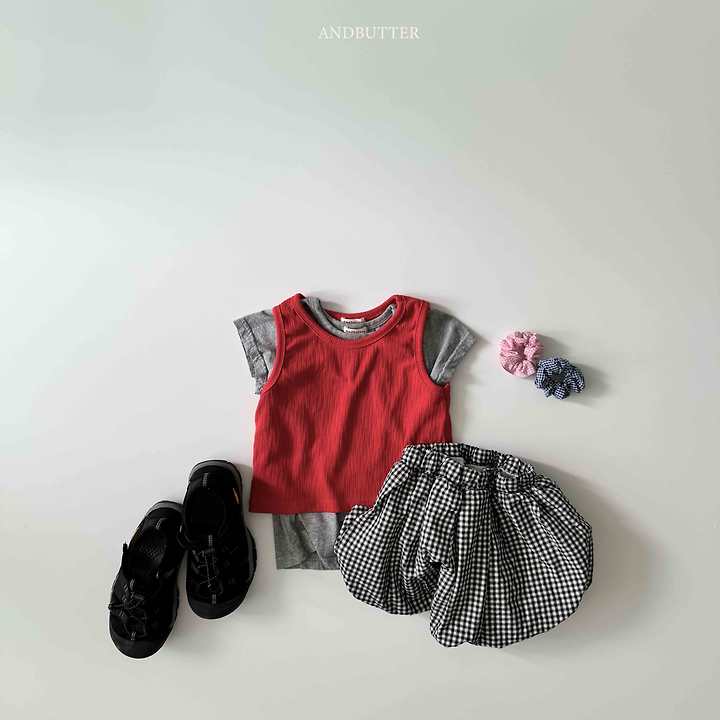 Andbutter - Korean Children Fashion - #minifashionista - Check Mini Scrunchie - 10
