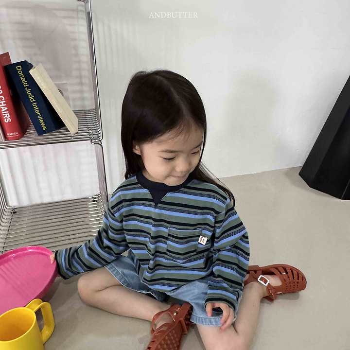 Andbutter - Korean Children Fashion - #minifashionista - Retro Pocket Tee - 8
