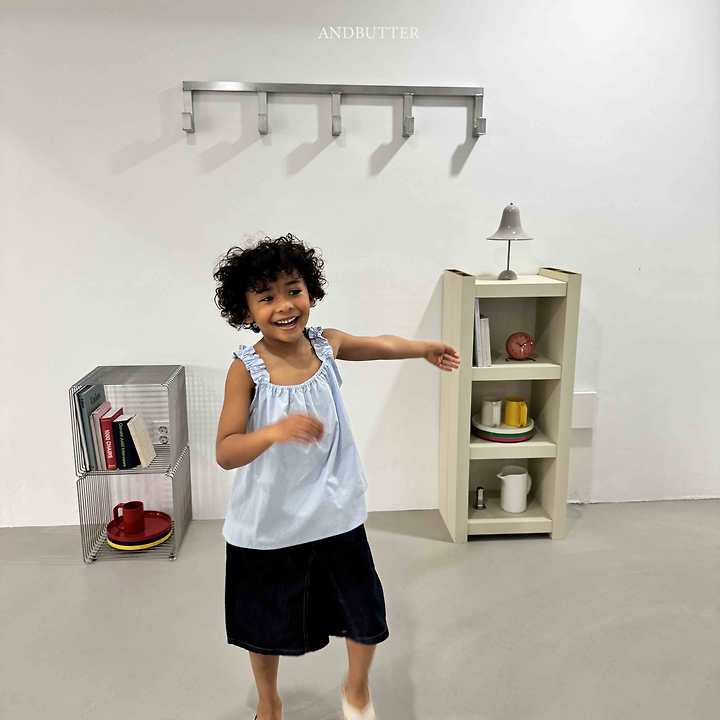 Andbutter - Korean Children Fashion - #prettylittlegirls - Shirring Sleeveless - 12