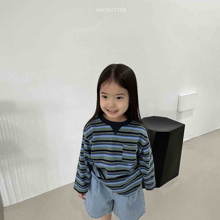 Andbutter - Korean Children Fashion - #prettylittlegirls - Retro Pocket Tee - 9