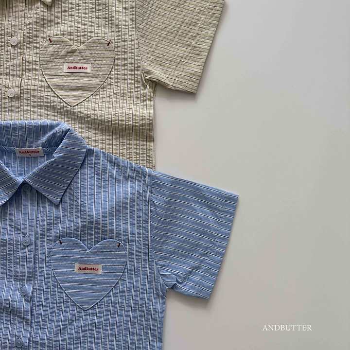 Andbutter - Korean Children Fashion - #stylishchildhood - Bebe Heart Shirt - 5