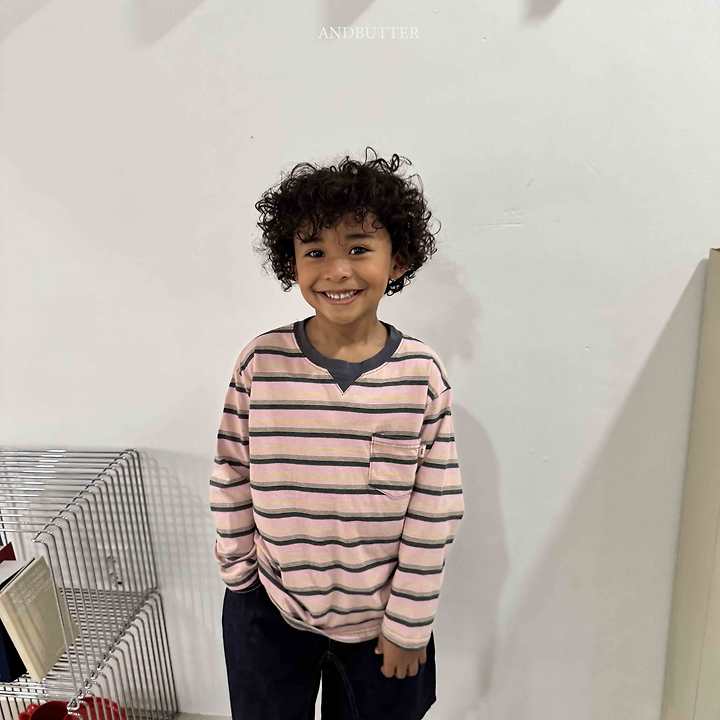 Andbutter - Korean Children Fashion - #stylishchildhood - Retro Pocket Tee - 12
